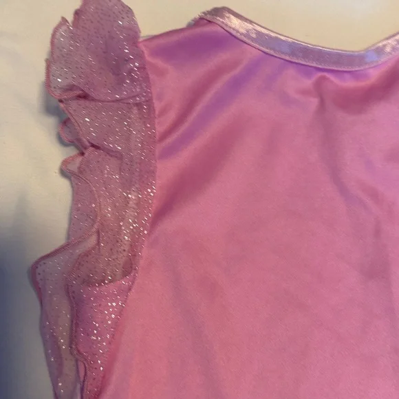 Disney Girls' Pink Princess Nightgown with Yellow & Purple Accents - Picture 6 of 7